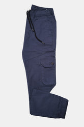 Women Cotton Cargo - Navy Blue